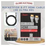 ROCKETFISH 8-FT HDMI CABLE (4K ULTRA HD)