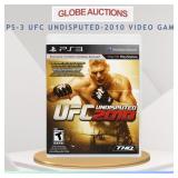 PS-3 UFC UNDISPUTED-2010 VIDEO GAME