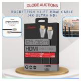 12-FT 4K UHD HDMI CABLE, ROCKETFISH