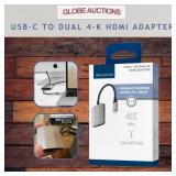 USB-C TO DUAL 4K HDMI ADAPTER