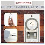 LBT 4-FT USB TO LIGHTNING CABLE FOR IPHONE
