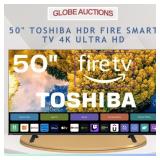 50' TOSHIBA HDR FIRE SMART TV 4K-UHD (MSP:$379)