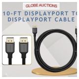 10-FT DISPLAYPORT TO DISPLAYPORT CABLE
