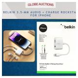 BELKIN 3.5-MM AUDIO + CHARGE ROCKSTAR FOR IPHONE