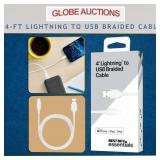 4-FT LIGHTNING TO USB BRAIDED CABLE