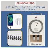 LBT 7-FT USB-C TO LIGHTNING BRAIDED CABLE
