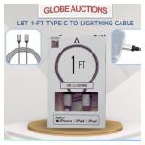 LBT 1-FT USB-C TO LIGHTNING CABLE