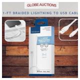 1-FT BRAIDED LIGHTNING TO USB CABLE