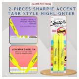 2-PIECES SHARPIE ACCENT TANK STYLE HIGHLIGHTER
