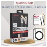 4-FT 4K UHD HDMI CABLE, ROCKETFISH