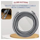 50-FT CAT-6 ETHERNET CABLE W/ CONNECTORS