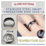 SMART TEMPERATURE RING, STAINLESS STEEL(SIZE:12)