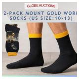 2-PACK MOUNT GOLD WORK SOCKS (US SIZE:10-13)