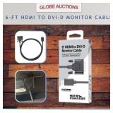 6-FT HDMI TO DVI-D MONITOR CABLE