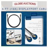 6-FT (16K) DISPLAYPORT CABLE