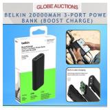 BELKIN 20000MAH 3-PORT POWER BANK (BOOST CHARGE)