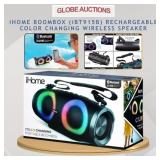 NEW iHOME BOOMBOX RECHARGEABLE WIRELESS SPEAKER