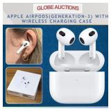 APPLE AIRPODS (GEN-3) W/ WIRELESS CHARGING CASE