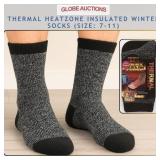THERMAL HEATZONE INSULATED WINTER SOCKS_SIZE: 7-11