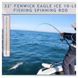 32' FENWICK EAGLE 10-LB FISHING SPINNING ROD_AS IS