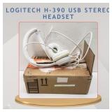 LOGITECH H-390 STEREO HEADSET (AS IS)