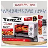 BLACK+DECKER 4-SLICE AIR FRY TOASTER OVEN_MSP:$179