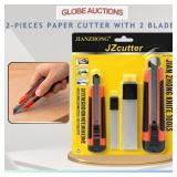 2-PIECES PAPER CUTTER W/ 2 BLADES