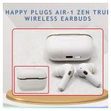 HAPPY PLUGS AIR-1 ZEN TRUE WIRELESS EARBUDS(AS IS)