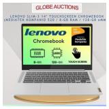 LENOVO SLIM-3 14'CHROMEBOOK_MTK-520,8GB,128GB eMMC