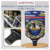 WORDLOCK COMBINATION LOCK CABLE (SIZE:182cm)