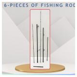 6-PIECES OF FISHING ROD (AS IS)