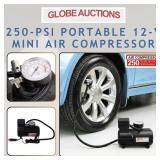 250-PSI PORTABLE 12-V MINI AIR COMPRESSOR