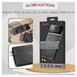 ROCKETFISH 8-OUTLET 2-USB SURGE PROTECTOR