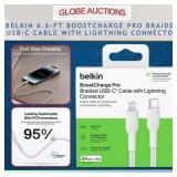 BELKIN 6.6-FT BOOSTCHARGE PRO BRAIDED USB-C CABLE