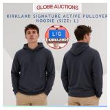KIRKLAND SIGNATURE ACTIVE PULLOVER HOODIE(SIZE: L)