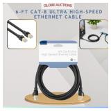 6-FT CAT-8 ULTRA HIGH-SPEED ETHERNET CABLE