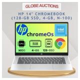 HP 14' CHROMEBOOK (128-GB SSD, 4-GB, N-100)