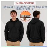 NEW KIRKLAND SIGNATURE PULLOVER HOODIE (SIZE: L)