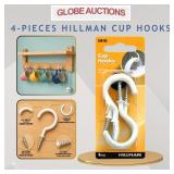 4-PIECES HILLMAN CUP HOOKS