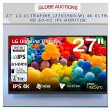 27' LG ULTRAFINE IPS MONITOR,4K UHD (MSP:$335)