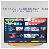 32ï¿½ SAMSUNG QLED 4K TIZEN SMART TV