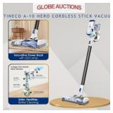 TINECO A-10 HERO CORDLESS STICK VACUUM (MSP:$171)