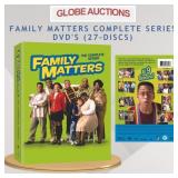 SEALED FAMILY MATTERS COMPLETE SERIES DVD'S