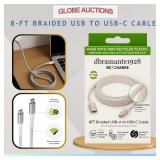 8-FT BRAIDED USB TO USB-C CABLE
