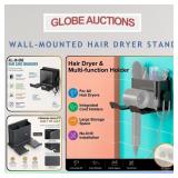 WALL-MOUNTED HAIR DRYER STAND