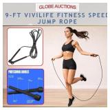 9-FT VIVILIFE FITNESS SPEED JUMP ROPE