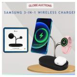 NEW SAMSUNG 3-IN-1 Qi2 MAGNETIC WIRELESS CHARGER
