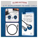 6-FT DISPLAYPORT TO HDMI CABLE