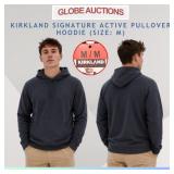 NEW KIRKLAND SIGNATURE ACTIVE PULLOVER HOODIE_S: M