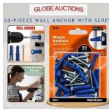 20-PIECES WALL ANCHOR WITH SCREW